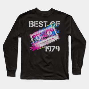 41th Birthday Gift 1979 Vintage casette best of 41 Years Long Sleeve T-Shirt